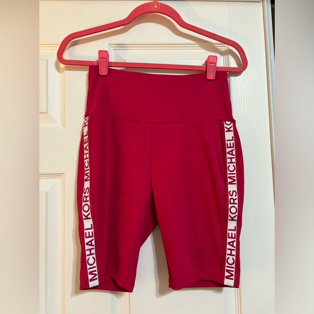 Michael Kors pink biker shorts, size M
